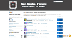 Desktop Screenshot of guncontrolforums.com